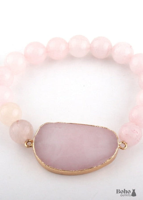 Boho Bracelet, RH Yoga Bracelet, Amazonite Natural Stone
